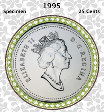 1995 Canada Nickel Quarter Specimen Caribou - 25 Cents