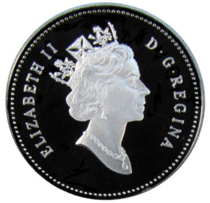 1995 Canada Fifty Cents Nickel proof Heavy cameo