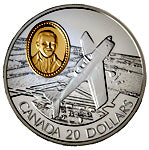 1995 Canada 20$ DHC-1-Chipmunck-Aviation commemoratives Series two, Coin # 2