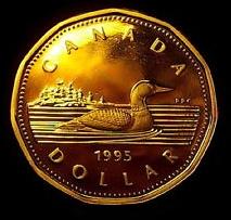 1995 Canada Proof Loonie Dollar