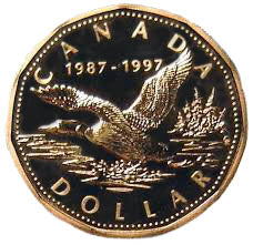 1987-1997 Canada Specimen Loonie Dollar