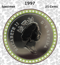 1997 Canada Nickel Quarter Specimen Caribou - 25 Cents