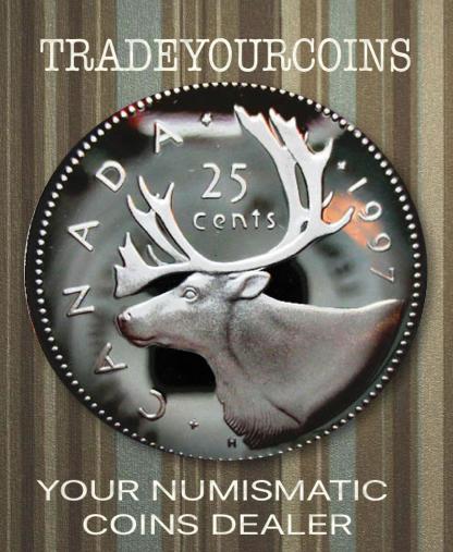 1997 Canada Sterling Quarter Proof Caribou - 25 Cents