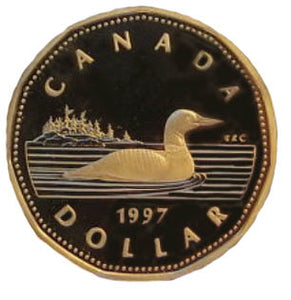 1997 Canada Proof Loonie Dollar