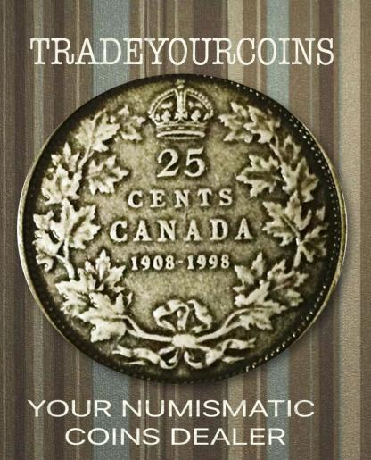 1998 1908 Canada Sterling Quarter Matte Proof- 25 Cents