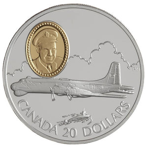 1998 Canada 20$ Canadair CP-107 Argus-Aviation commemoratives Series two, Coin # 7