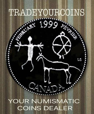 1999 Canada Sterling Silver Quarter Proof  - 25 Cents Commemorative February