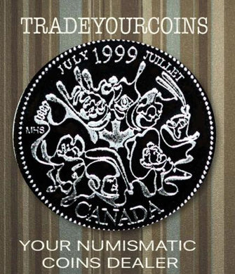 1999 Canada Sterling Silver Quarter Proof  - 25 Cents Commemorative July