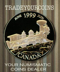 1999 Canada Sterling Silver Quarter Proof  - 25 Cents Commemorative June