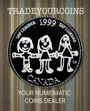 1999 Canada Sterling Silver Quarter Proof  - 25 Cents Commemorative Septembre