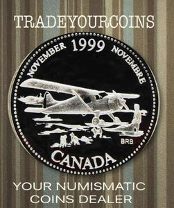 1999 Canada Sterling Silver Quarter Proof  - 25 Cents Commemorative November