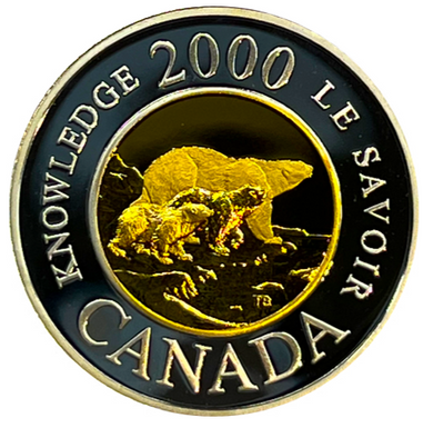 2000 Canada Proof Twoonie, Sterling Silver Two Dollars Coin-The Knowledge