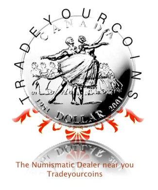 2001 Canada Silver Brillant Uncirculated Dollar-National Ballet
