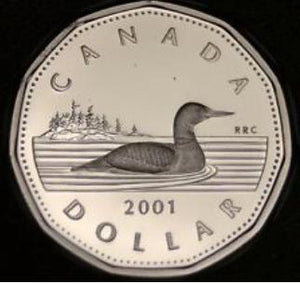 2001 Canada Specimen  Loonie Dollar