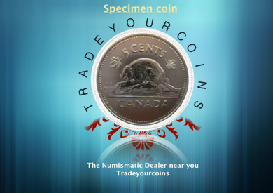2002 Canada Five Cents Specimen Nickel Beaver