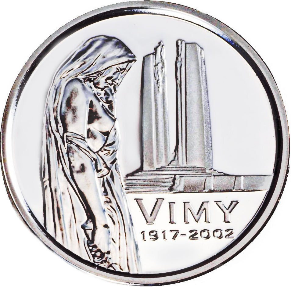 2002 Canada Five Cents Sterling proof Heavy cameo-85 th Anniversary, Battle for Vimy Ridge