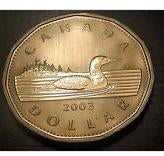 2003 Canada Specimen  Loonie Dollar