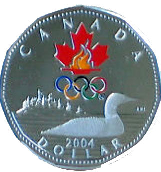 2004 Canada $1 Sterling Silver Lucky Loonie