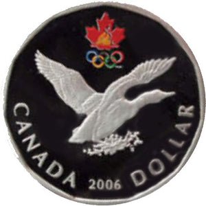 2006 Canada $1 Sterling Silver Lucky Loonie