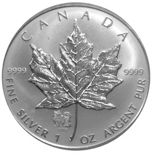 2006 Silver maple Leaf with Privy Marks-Year of the Dog
