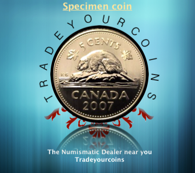 2007 Canada Five Cents Specimen Nickel Beaver