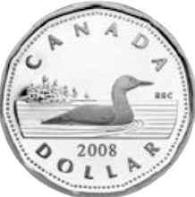 2008 Canada Proof Sterling Loonie Dollar