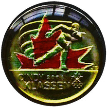 2009 Canada Nickel Plated Steel Colourised Quarter - 25 Cents, Sport Card-Cindy Klassen, Speed Skating