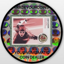 2009 Canada Nickel Plated Steel Colourised Quarter - 25 Cents, Sport Card-Cindy Klassen, Speed Skating