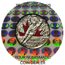 2009 Canada Nickel Plated Steel Colourised Quarter - 25 Cents, Sport Card-Men's Ice Hockey Team