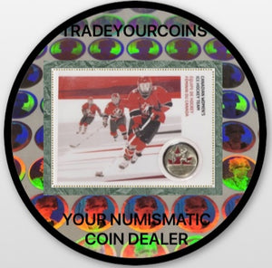 2009 Canada Nickel Plated Steel Colourised Quarter - 25 Cents, Sport Card-Women's Ice Hockey
