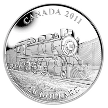 2011 20 Dollars Fine Silver Coin, Locomotives Series-D-10