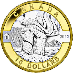 2013 Canada Fine Silver $10 ten dollars O Canada set One, Gold Plated-12 coin