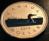 2013 Canada Specimen  Loonie  Dollar