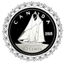 2015 Canada Ten Cents Nickel proof Heavy cameo