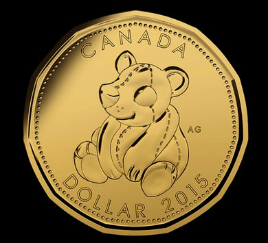 2015 Canada Uncirculated Loonie Dollar from baby Set