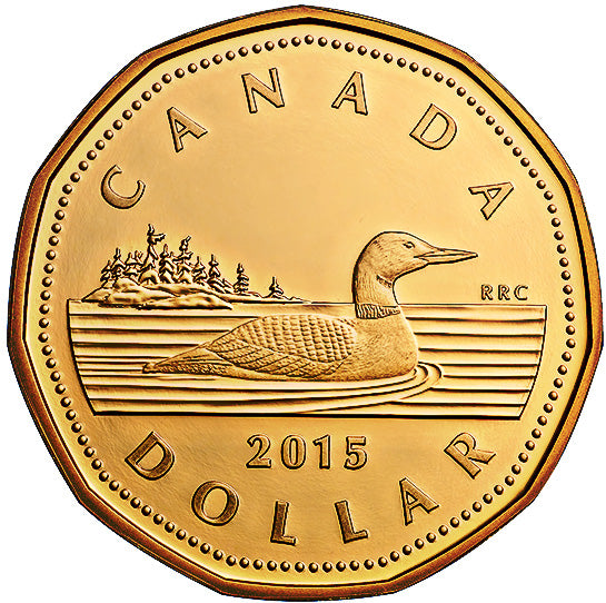 2015 Canada Proof Loonie Dollar