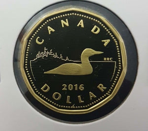 2016 Canada Proof Loonie Dollar