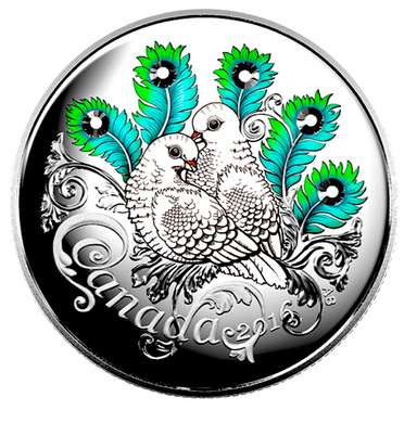 2016 $10 Swarovsky Crystals-Celebration of Love