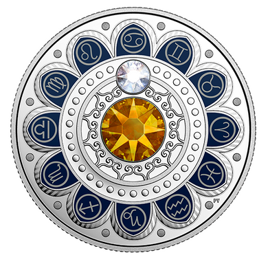 2017 Canada 3$ Three Dollars - Zodiac Series-Cancer
