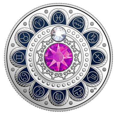 2017 Canada 3$ Three Dollars - Zodiac Series-Pisces