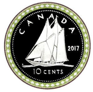 2017 Canada Ten Cents Silver proof Heavy cameo