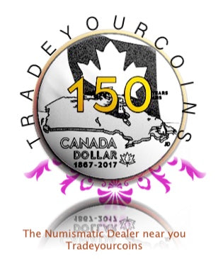 2017 Canada Special Edition Silver Gold Plated Proof Dollar- Canada 150th Anniversary-Our Home and Native Land