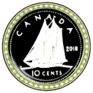 2018 Canada Ten Cents Silver proof Heavy cameo