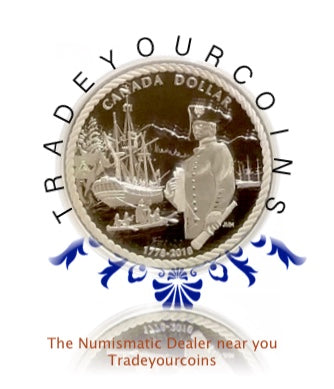 2018 Canada Silver Proof Dollar-240 th Anniversary of Captain Cook at Nootka Sound