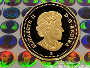 2019 Canada Fine Silver Proof Loonie Common Loon-Dollar