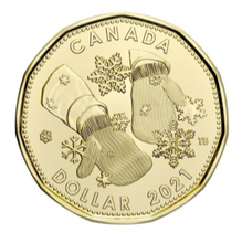 2021 Canada Uncirculated Loonie Dollar from peace and Joy Gift Set