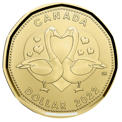 2022 Canada Uncirculated Loonie Dollar from wedding Gift Set