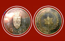 1967 Canada Confederation Sterling Silver Medal