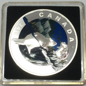 Canada 20 dollars proof coins the beaver-art in geometry