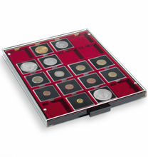 COIN BOXES WITH SQUARE COMPARTMENTS